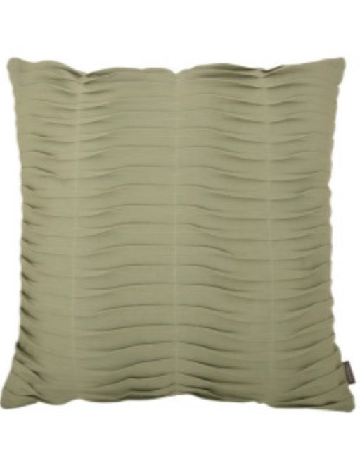 CUSCINO PIEGHETTATO VERDE MENTA 45X45