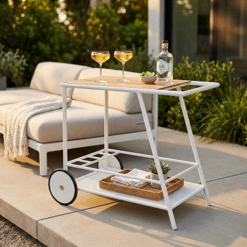 CARRELLO ALLUMINO BIANCO MAXWELL