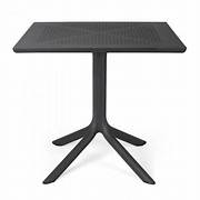 TAVOLINO CLIP 80X80  ANTRACITE