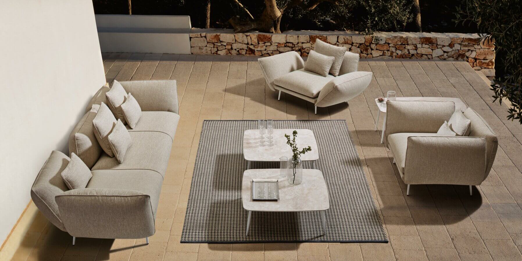PIUMA DIVANO 2 POSTI BEIGE