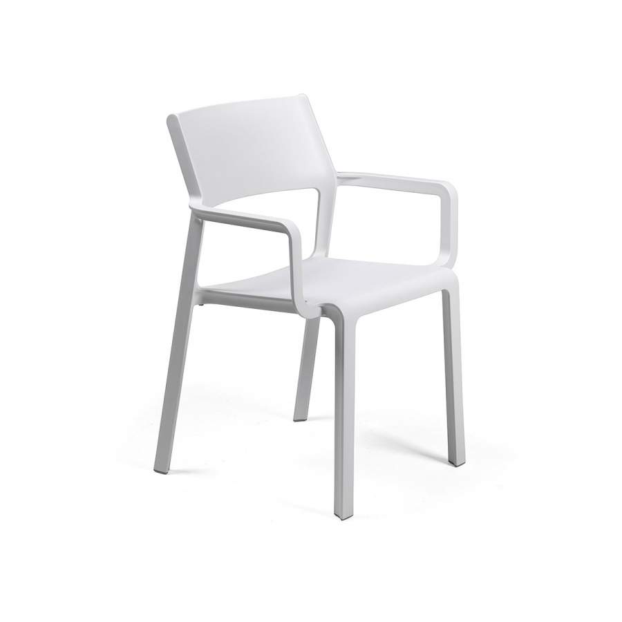 SEDIA TRILL ARMCHAIR BIANCO