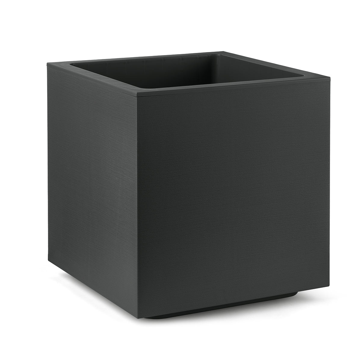 VASO CUBO MATHERIA  40 CM ANTRACITE