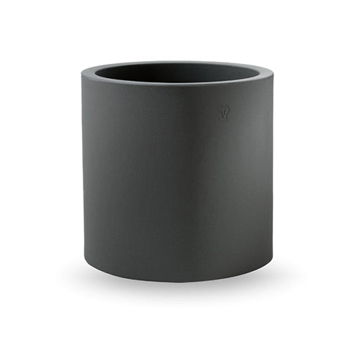 VASO COSMOS CILINDRO DOPPIA PARETE 55CM ANTRACITE