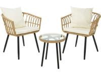 SET 3PZ GIARDINO RATTAN