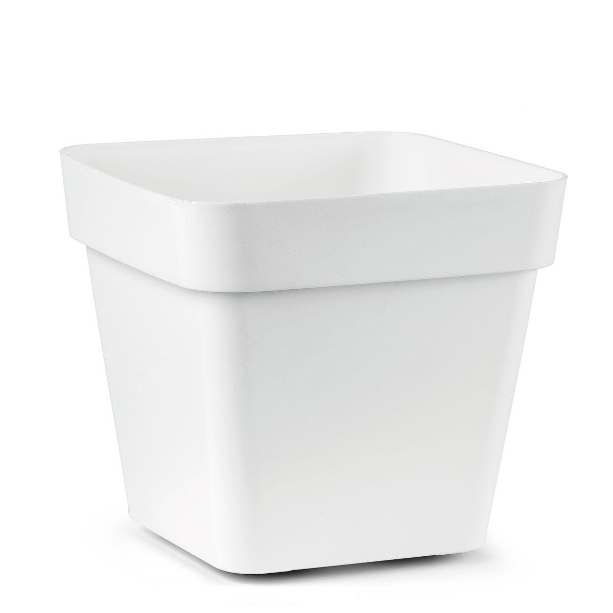 VASO QUADRATO CLEO 40 CM BIANCO