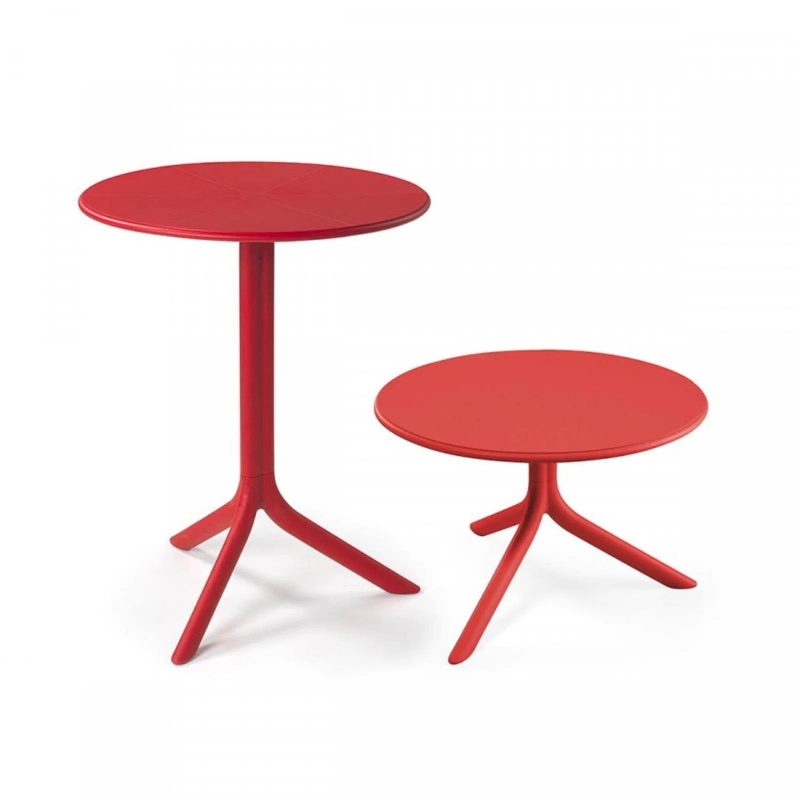 TAVOLO SPRITZ ROSSO H 76,5 Ø 60,5