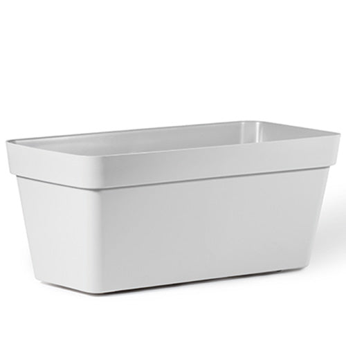 FIORIERA RETT CLEO 100 CM BIANCO