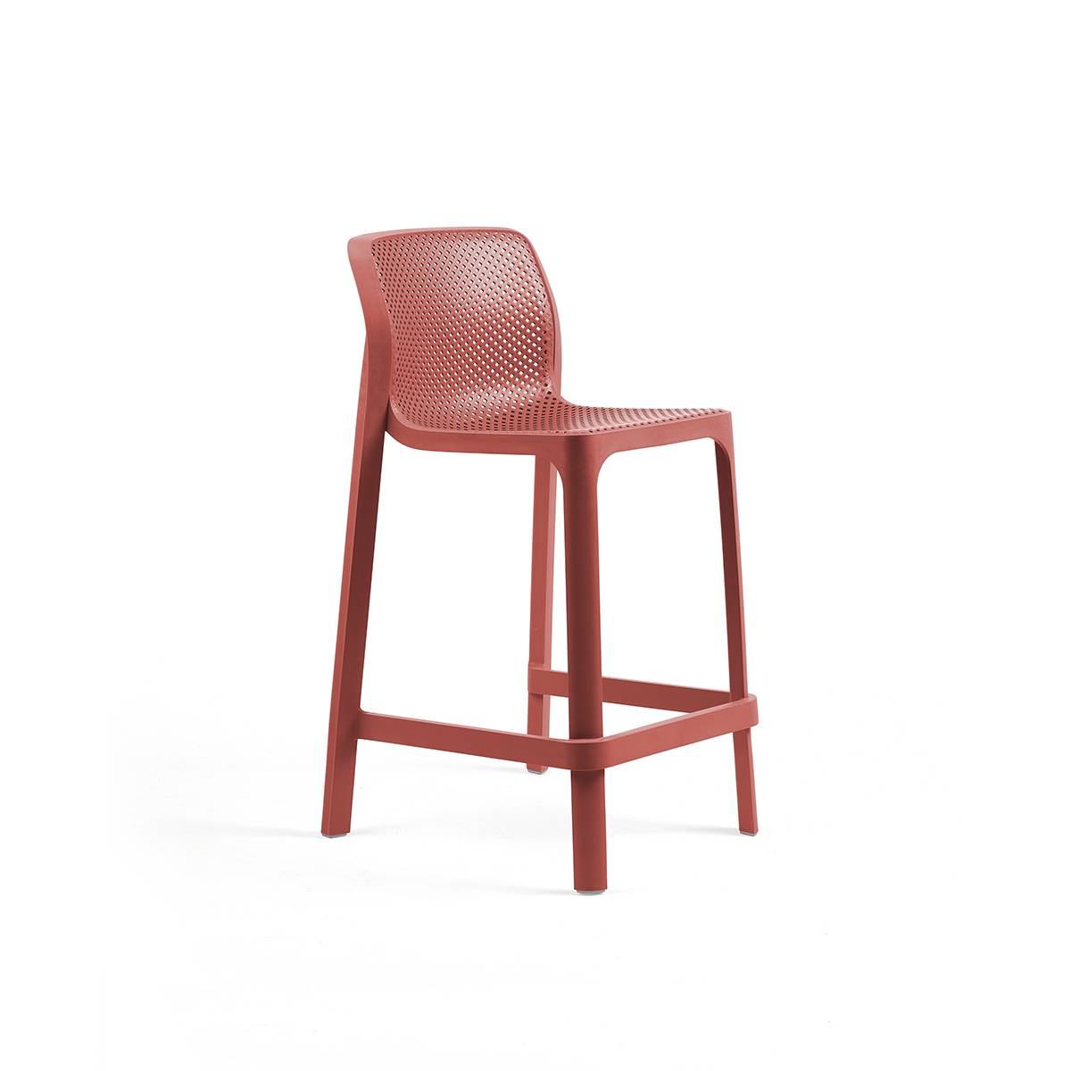 SGABELLO NET STOOL MINI CORALLO
