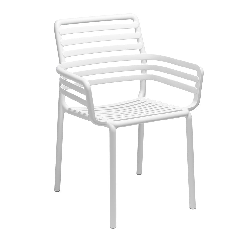 SEDIA DOGA ARMCHAIR BIANCO