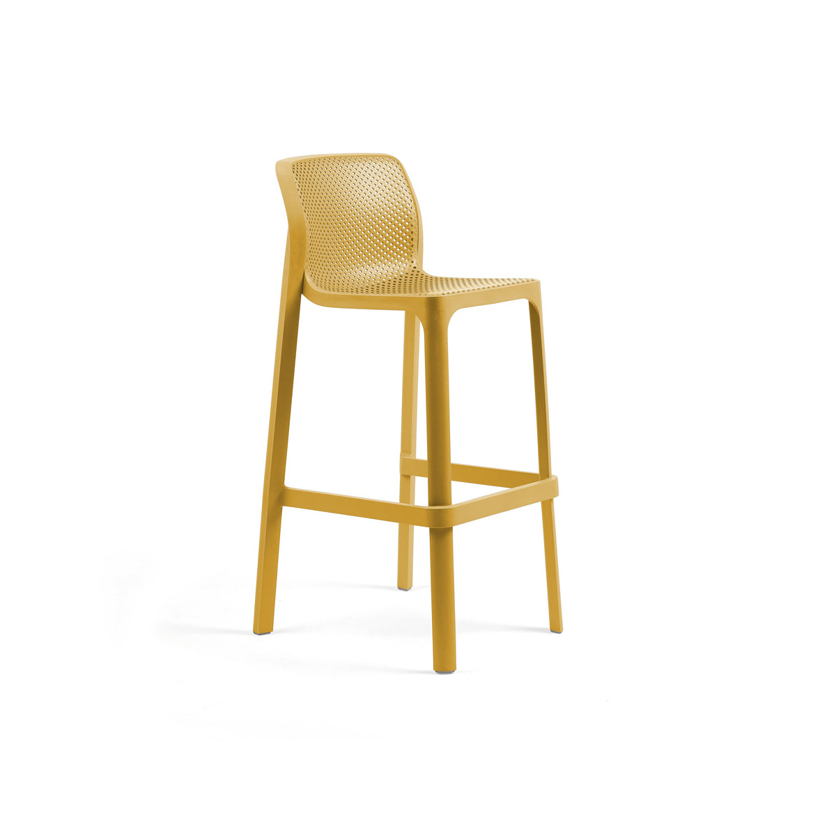 SGABELLO NET STOOL SENAPE