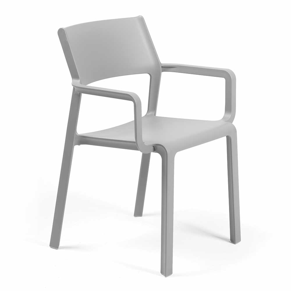 SEDIA TRILL ARMCHAIR GRIGIO