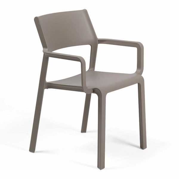 SEDIA TRILL ARMCHAIR TORTORA
