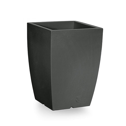 VASO GENESIS QUADRATO H60 CM ANTRACITE