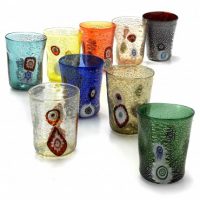 bicchiere-vetro-goto-di-murano-colori-assortiti-set-6-pezzi